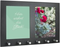HMF Schlüsselbrett mit 2 Bilderrahmen 6...