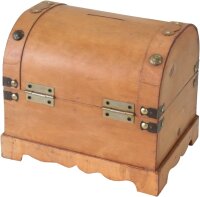 HMF Schatztruhe Spardose aus Holz Namibia