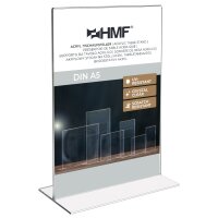 HMF 10x Acryl Tischaufsteller gerade DIN A5