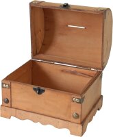 HMF 2er Set Schatztruhe Spardose aus Holz Namibia