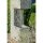 Dobar Polyresin Brunnen mit Pumpe und LEDs eckig mit Pflanzen-Option