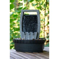 Dobar Zimmerbrunnen mit Pumpe eckig mit Ziersteine