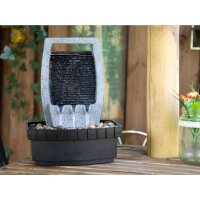 Dobar Zimmerbrunnen mit Pumpe eckig mit Ziersteine