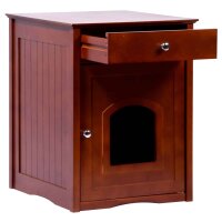 Dobar Multifunktionaler Katzenschrank aus Holz „Mohrle“