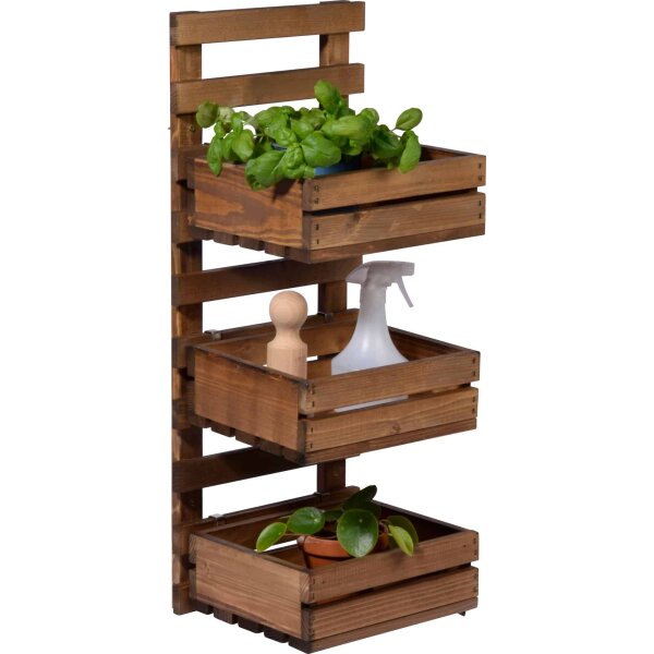 Dobar 3-stufige Blumenleiter für die Wandmontage