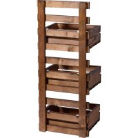 Dobar 3-stufige Blumenleiter für die Wandmontage