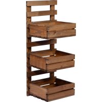 Dobar 3-stufige Blumenleiter für die Wandmontage