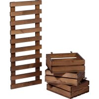 Dobar 3-stufige Blumenleiter für die Wandmontage
