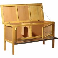 Dobar Kleintierstall „Tradition“ Outdoor aus Holz mit verzinktem Boden