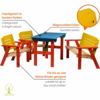 Dobar Bunte Kindersitzgruppe aus Holz
