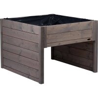 Dobar Mährobotergarage mit Pflanzkasten grau #2