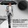 Wilford & Sons Regenschirm Taschenschirm Sturmfest + Auf-Zu Automatik Reiseschirm Taschenregenschirm Golfschirm Umbrella schwarz