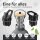 BeMaxx Trinkflasche Edelstahl ACTIVE FLASK schwarz Bamboo-Verschluss 530ml