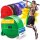 BeMaxx Fitnessband Pull Up Resistance Band Klimmzughilfe grün