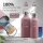 BeMaxx Trinkflasche Edelstahl ACTIVE FLASK rosa Bamboo-Verschluss 950ml