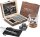 VINENCO Whisky Basalt Steine Set - 12 Wiederverwendbare Eiswürfel