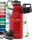 BeMaxx Trinkflasche Edelstahl ACTIVE FLASK rot 950ml