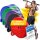 BeMaxx 5er Set Fitnessband Pull Up Resistance Band Klimmzughilfe