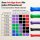 BeMaxx 5er Set Fitnessband Pull Up Resistance Band Klimmzughilfe