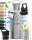 BeMaxx Trinkflasche Edelstahl ACTIVE FLASK silber Bamboo-Verschluss 950ml