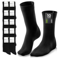 Wilford & Sons Socken Schwarz 10 Paar Gr. 35-38