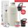 BeMaxx Trinkflasche Edelstahl ACTIVE FLASK weiß Bamboo-Verschluss 950ml