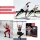 BeMaxx 4er Set Fitnessband Pull Up Resistance Band Klimmzughilfe