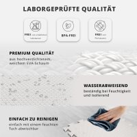Puzzlematte 18-tlg. eggwhite 32x32cm – Bodenschutzmatten für Fitness & Homegym