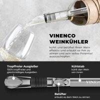 Weinkühler Set Flaschenkühler + Dekanter 3-in-1