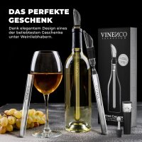 Weinkühler Set Flaschenkühler + Dekanter 3-in-1