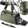 BeMaxx Sporttasche Trainingstasche + Rucksack Schuhfach grün 60L Reisetasche Schwimmtasche Sport