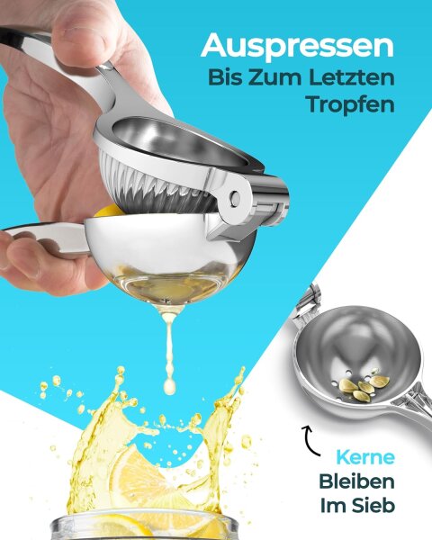 Brendo Zitronenpresse Zitruspresse Fruchtpresse Küchenhelfer