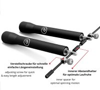 BeMaxx Springseil Speed Rope II Fitness Training Sport