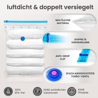 Vakuumbeutel Kleidung 6 Stück XL Set Vakuum Beutel...