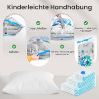 Vakuumbeutel Kleidung 6 Stück XL Set Vakuum Beutel Kompressionsbeutel Vakuumtüten