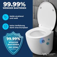 Wilford & Sons PREMIUM Toilettendeckel O-Form WC Sitz...