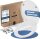 Wilford & Sons PREMIUM Toilettendeckel O-Form WC Sitz Absenkautomatik Klobrille Toilettensitz