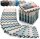 Puzzlematte 18-tlg. cold blue trio 32x32cm – Bodenschutzmatten für Fitness & Homegym