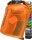 Nordlight Wasserdichter Tasche Dry Bag 10L - Roll Top Tasche KurierTasche orange/transparent
