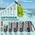Nordlight Wasserdichter Tasche Dry Bag 5L - Roll Top Tasche KurierTasche blau/transparent
