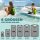 Nordlight Wasserdichter Tasche Dry Bag 5L - Roll Top Tasche KurierTasche grau