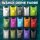 Nordlight Wasserdichter Tasche Dry Bag 10L - Roll Top Tasche KurierTasche gelb/transparent