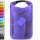 Nordlight Wasserdichter Tasche Dry Bag 15L - Roll Top Tasche KurierTasche lila/transparent
