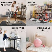 Puzzlematte 18-tlg. grün 32x32cm – Bodenschutzmatten für Fitness & Homegym