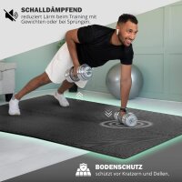 Puzzlematte 18-tlg. grün 32x32cm – Bodenschutzmatten für Fitness & Homegym