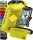 Nordlight 3er Set Wasserdichter Tasche Dry Bag 10L - Roll Top Tasche KurierTasche Gelb semi-transparent