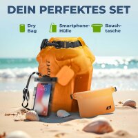 Nordlight 3er Set Wasserdichter Tasche Dry Bag 20L - Roll...