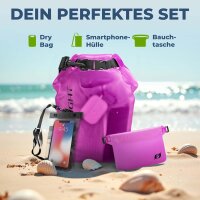 Nordlight 3er Set Wasserdichter Tasche Dry Bag 5L - Roll...