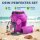 Nordlight 3er Set Wasserdichter Tasche Dry Bag 5L - Roll Top Tasche KurierTasche pink-semi transparent