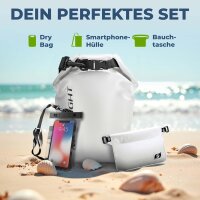 Nordlight 3er Set Wasserdichter Tasche Dry Bag 5L - Roll...